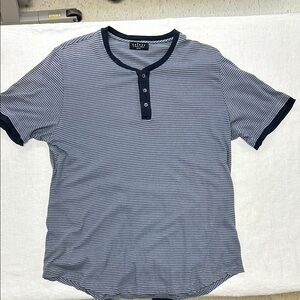 Velvet by Graham & Spencer Blue Short Sleeve Tee